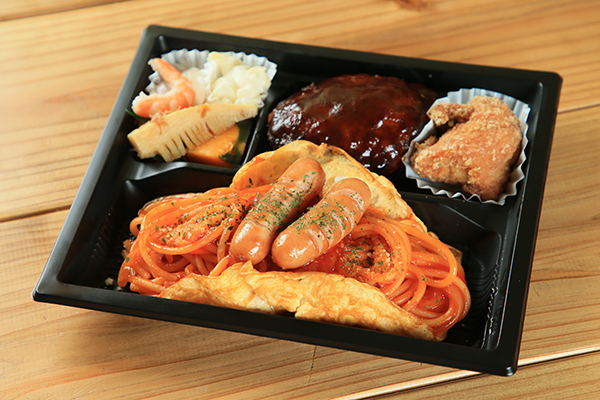ナポリタン&ハンバーグ弁当